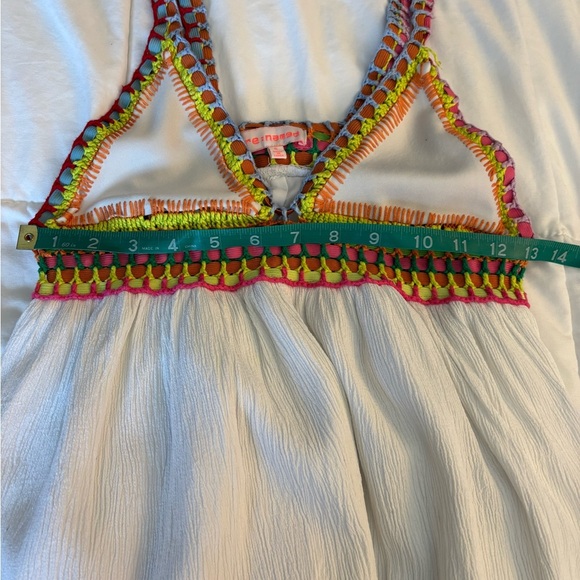 Re:named Boho Crocheted Colorful Sleeveless Women's Top size Small - Picture 10 of 13